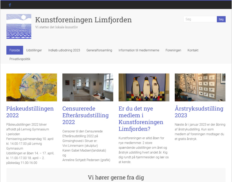 Link til Kunstforeningen Linmfjordens hjemmeside