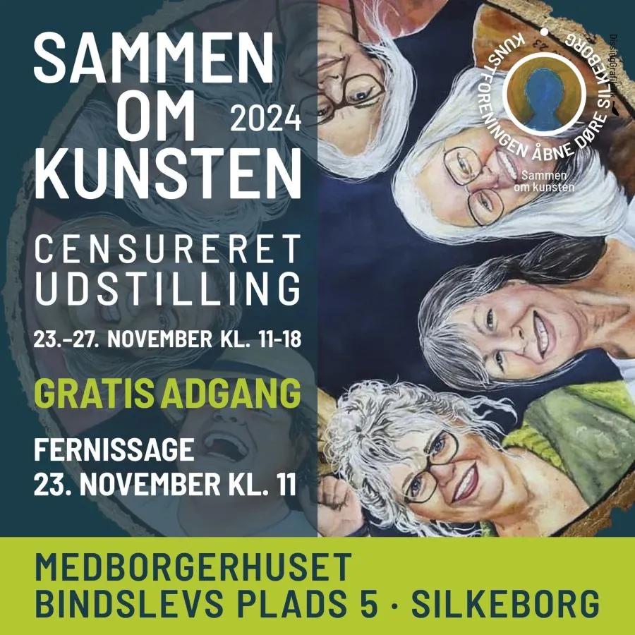 Link til SAMMEN OM KUNSTEN - Censureret udstilling arr. af Kunstforeningen Åbne Døre Silkeborg