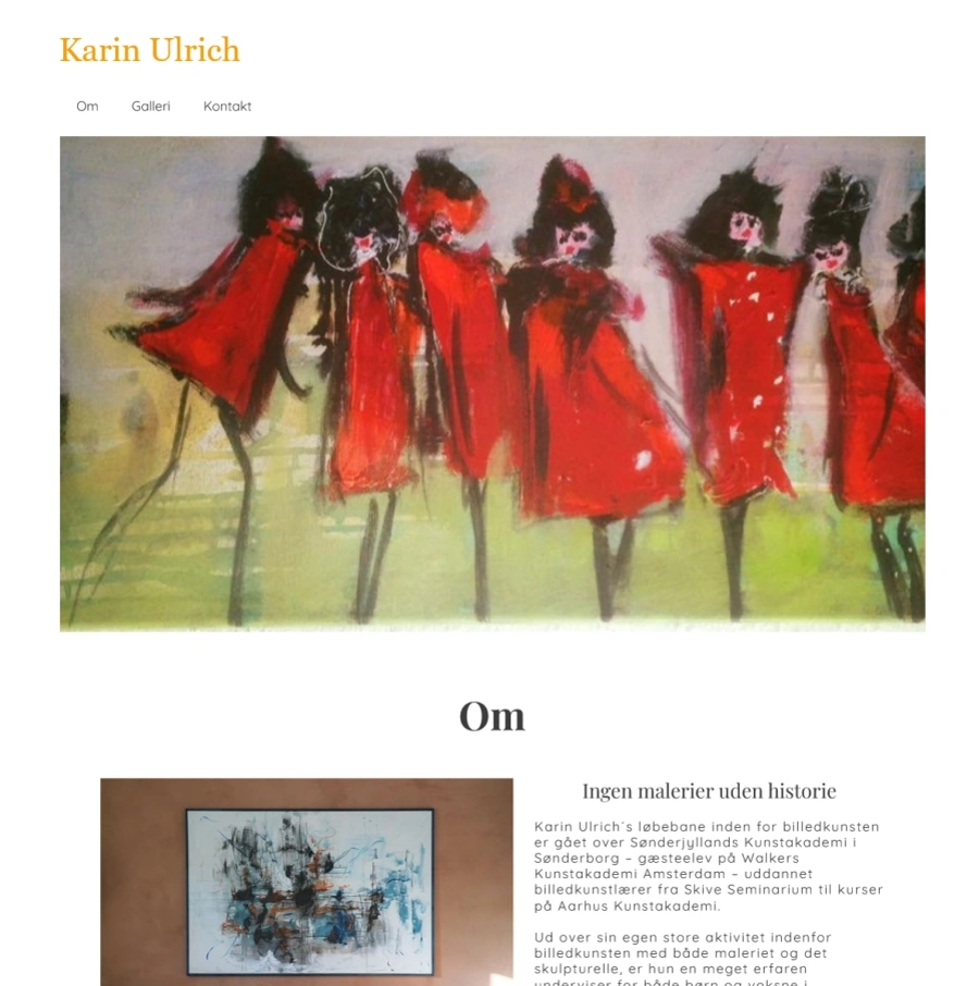 Link til Karin Ulrich hjemmeside